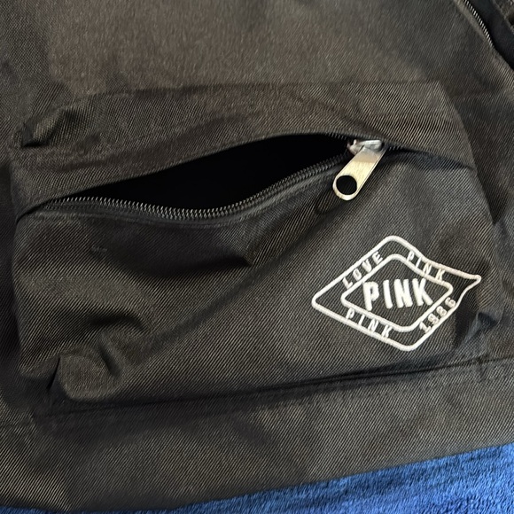 PINK/Victoria's Secret Small Black Backpack NWOT - Picture 2 of 4